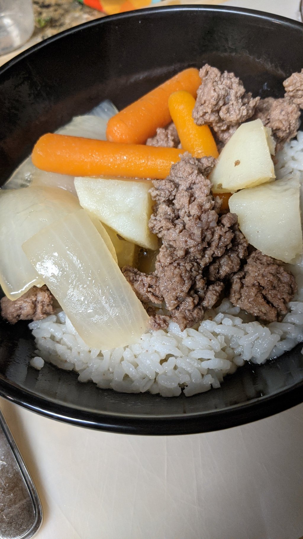 nikujaga (Simmered Potato & ground beef) version 1