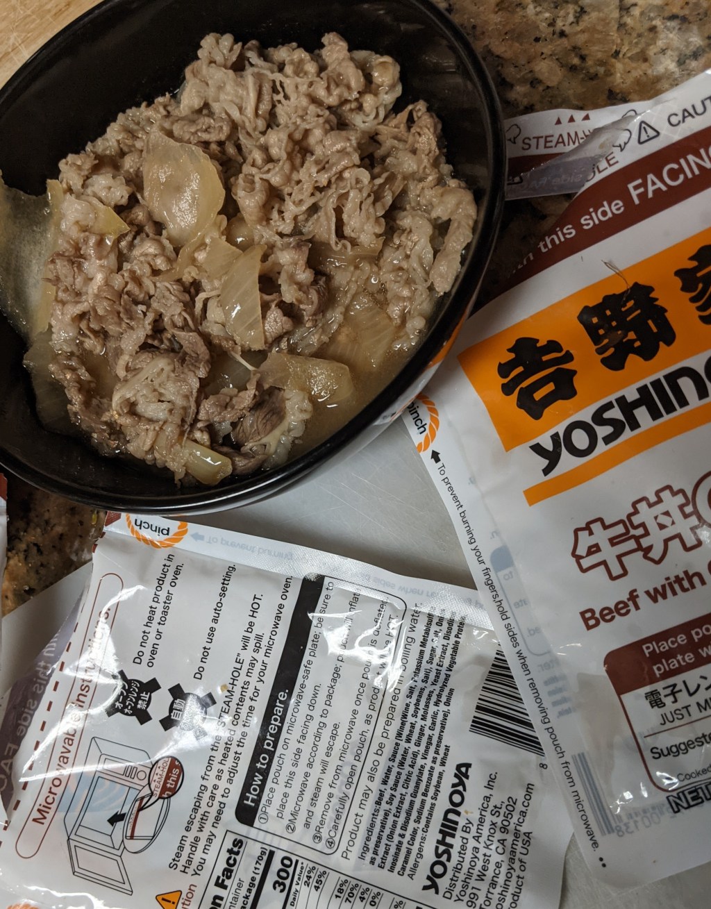 Review: Yoshinoya microwave Gyoku don (Beef with&nbsp;onion)